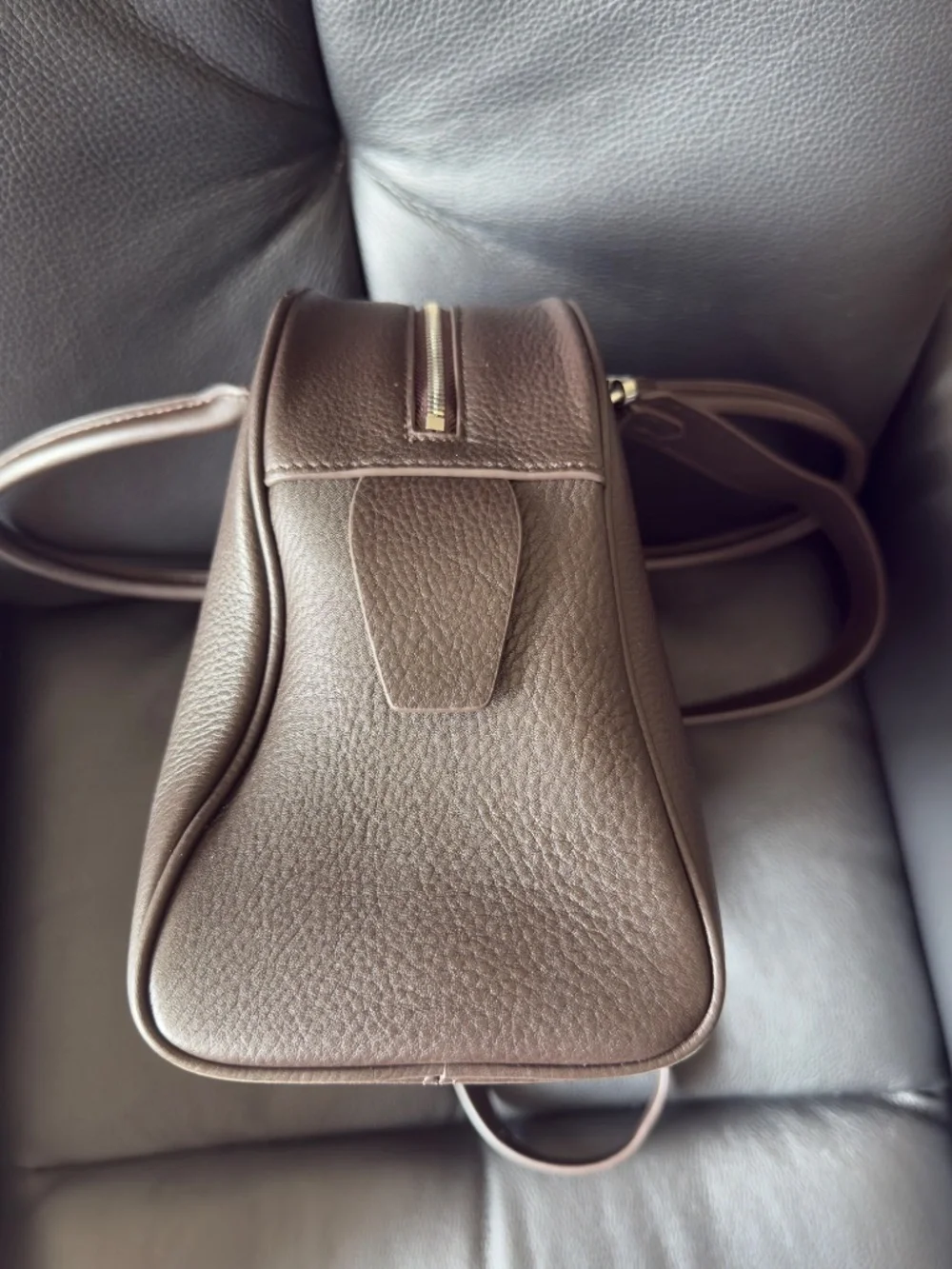 India 12 style bag Brown w/ Shoulder Strap - Picture 6 of 15